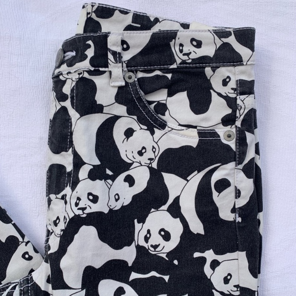 MONKI | Panda print jeans - Picture 2 of 4